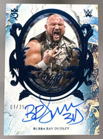 2025 Topps Royalty WWE Bubba Ray Dudley Golden Hall Auto Blue /25