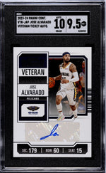 2023 Panini Contenders Veteran Jose Alvarado #VTR-JAP Auto SGC 9.5 Auto 10
