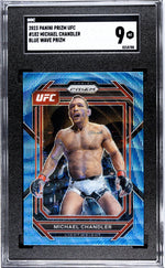 2023 Prizm #182 Michael Chandler Blue Wave Prizm SGC 9