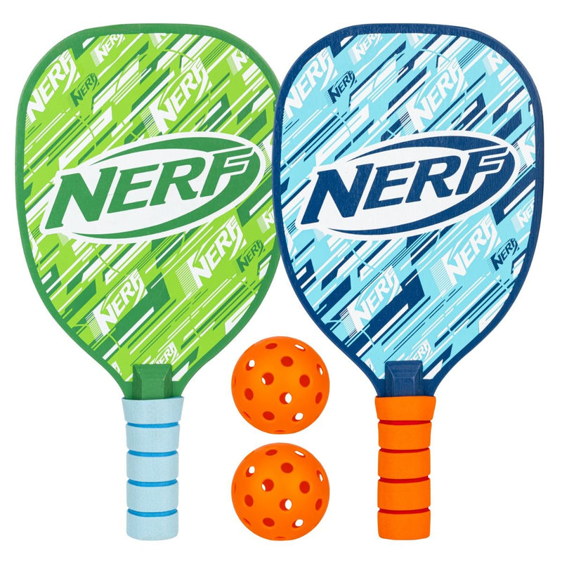 Franklin Sports Nerf Pickleball Set - 2 Player Set with Carry Bag