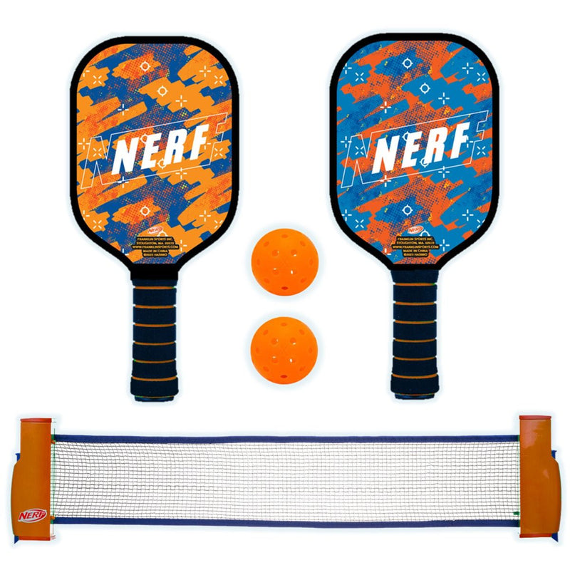 Franklin Sports Nerf Tabletop Pickleball Set - Portable 2-Player Game