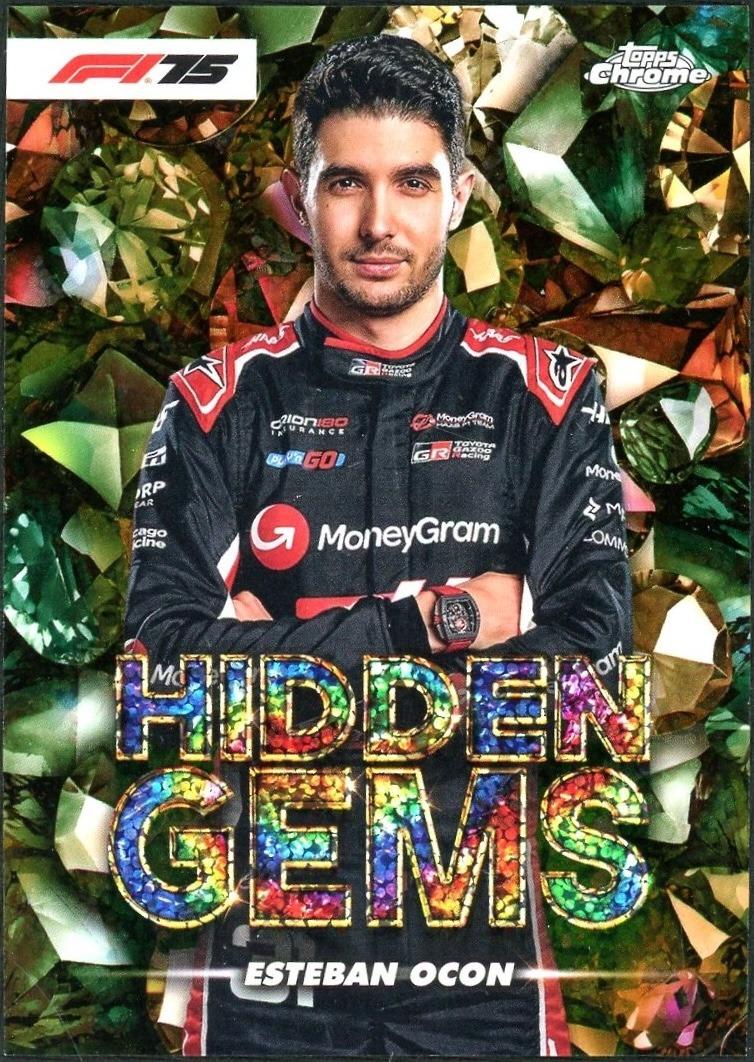 2025 Topps Chrome Hidden Gems Esteban Ocon #HG-9