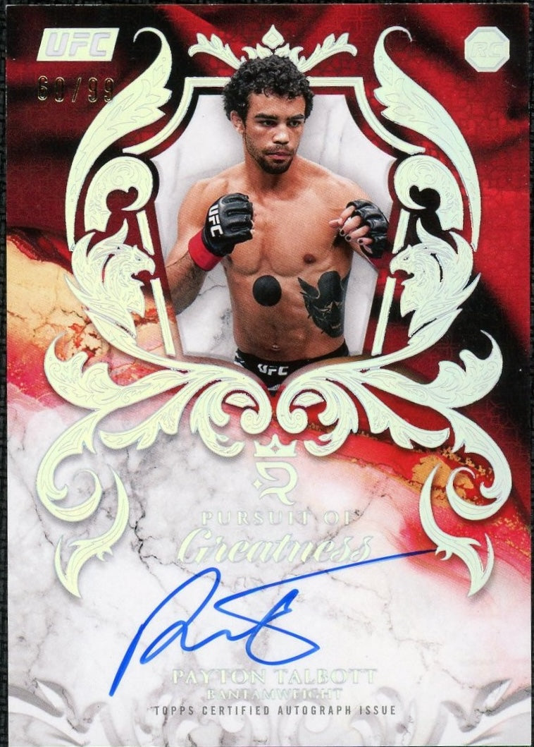 2025 Topps Royalty Payton Talbott Pursuit of Greatness Auto #POG-PT /99