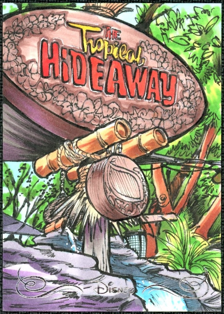 2025 Topps Disneyland 70th Anniversary Sketch Card by Monte Moore