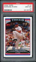 2006 Topps Mariano Rivera #110 PSA 10