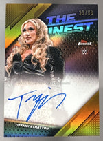 2025 Topps The Finest WWE Tiffany Stratton Gold Refractor Auto /50