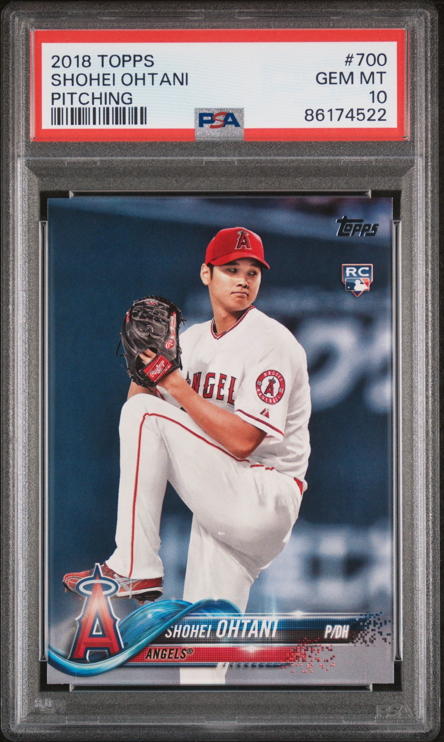 2018 Topps Series 2 Shohei Ohtani #700 RC PSA 10