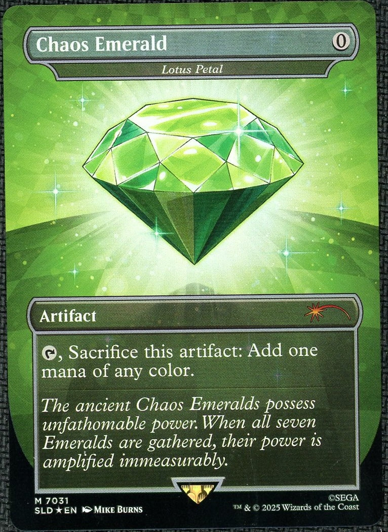 Magic: The Gathering Chaos Emerald Lotus Petal #M7031