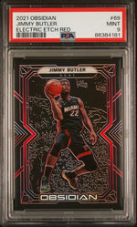 2021-22 Panini Obsidian Electric Etch Red Jimmy Butler #69 /5 PSA 9