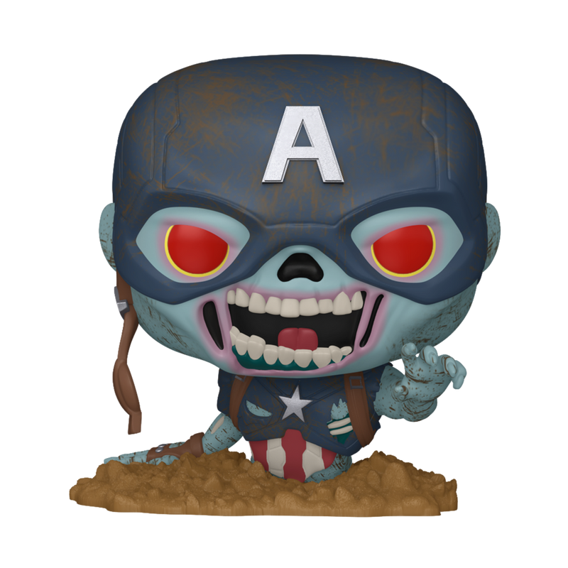 Funko Pop! Marvel Zombies: Marvel Zombies - Zombie Captain America