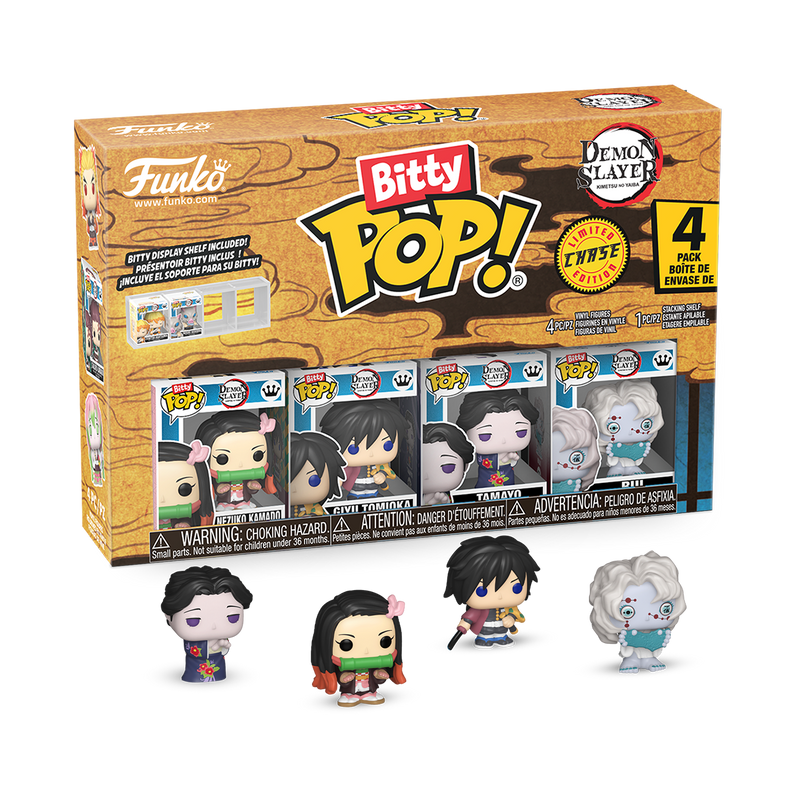 Funko Bitty Pop!: Demon Slayer - Nezuko 4-Pack Series 2