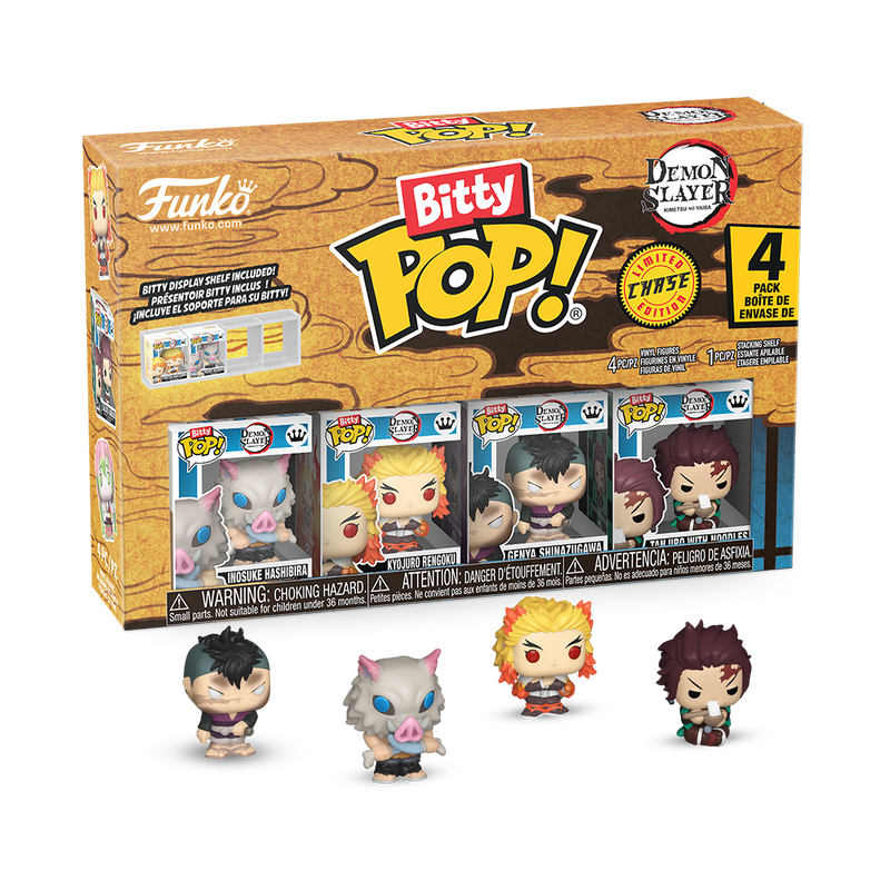 Funko Bitty Pop!: Demon Slayer - Inosuke 4-Pack Series 3