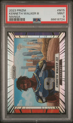 2023 Panini Prizm Manga Kenneth Walker III #M-15 PSA 9
