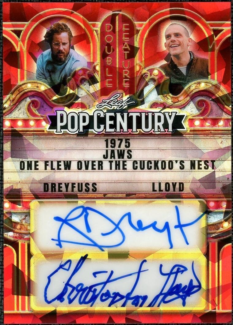 2026 Leaf Pop Century Double Feature Richard Dreyfuss Christopher Lloyd Auto #DF-11 1/1