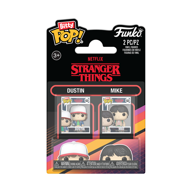 Funko Bitty Pop!: Stranger Things - Dustin & Mike 2-Pack