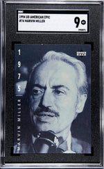 1994 Upper Deck #74 Marvin Miller American Epic SGC 9