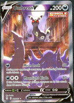 2021 Pokemon SWSH Evolving Skies Umbreon V #189/203