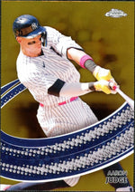 2024 Topps Chrome S-5 Aaron Judge Strokes Gold Refractor /50