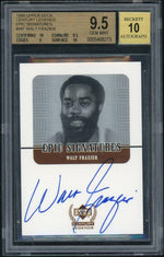 1999 Upper Deck Century Legends WF Walt Frazier Auto BGS 9.5