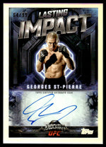 2025 Topps Knockout LI-GS Georges St-Pierre Lasting Impact /99 Auto