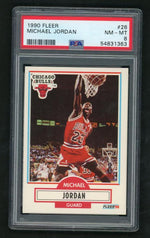 1990 Fleer Michael Jordan #26 PSA 8