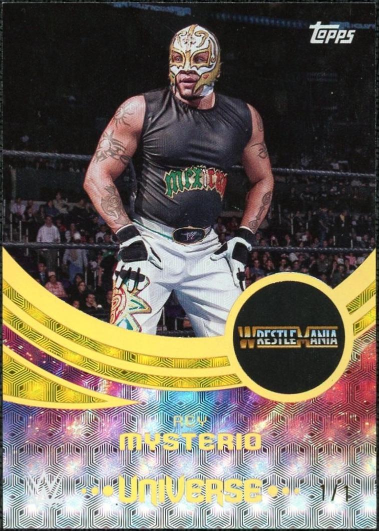 2025 Topps WrestleMania Rey Mysterio #251 1/1