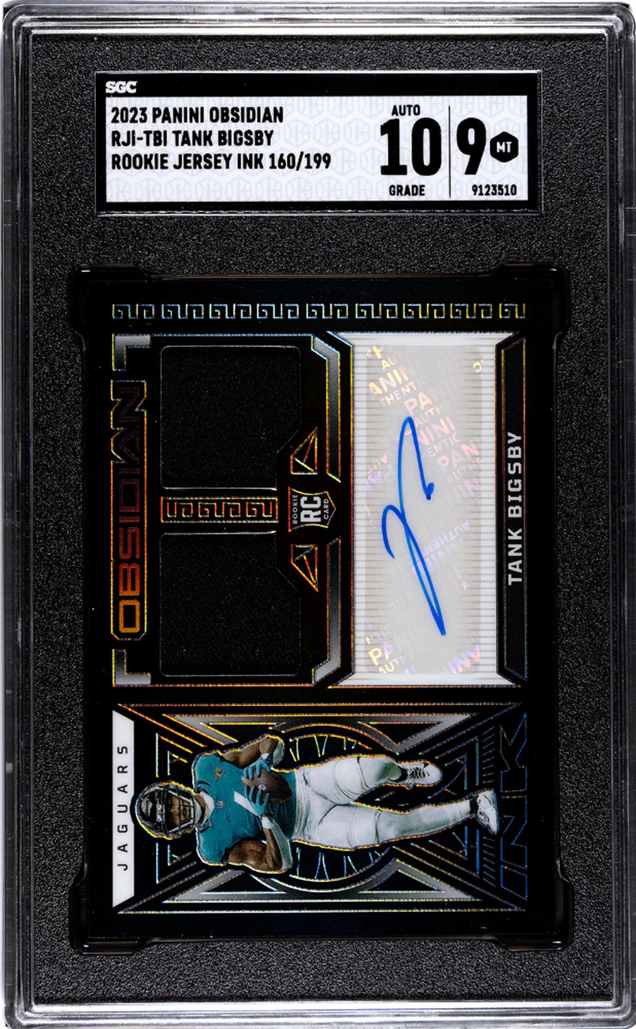 2023 Panini Obsidian RJI Tank Bigsby #RJI-TBI RC Jersey Auto /199 SGC 9 Auto 10