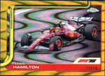 2025 Topps Chrome F1 76 Lewis Hamilton Gold Raywave 31/50