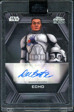 2022 Topps Chrome Black Star Wars AB-DBE Echo Auto