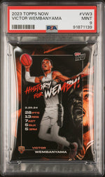 2023 Topps Now History For Wemby Victor Wembanyama #VW3 PSA 9