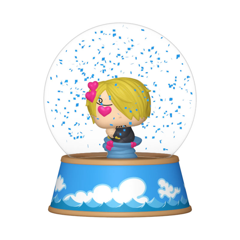 Funko Classic Globe: One Piece - Sanji Mini Glitter Globe