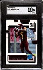 2022 Donruss Jahan Dotson #310 RC SGC 10