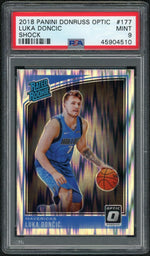 2018 Donruss Optic Rated Rookie Shock Luka Doncic #177 PSA 9