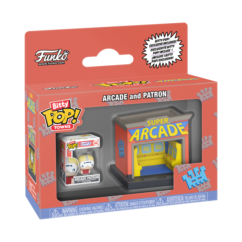 Funko Bitty Pop! Town: Bitty City - Arcade with Patron