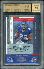 2005 Contenders 110 Brandon Jacobs BGS 9.5