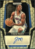 2024 Prizm SIG-MAX Tyrese Maxey Gold Vinyl Auto /5