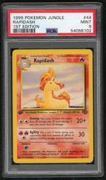 1999 Pokemon Jungle 1st Edition Rapidash #44 PSA 9