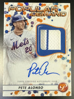 2023 Topps Pristine Pete Alonso Game-Used Patch Auto