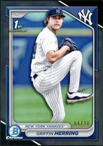 2024 Bowman Chrome Griffin Herring Black Refractor 04/10