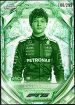 2025 Topps Chrome Kimi Antonelli 75th Night Vision Mini Diamond /299