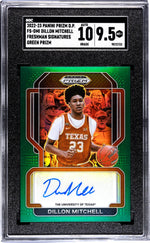 2022 Prizm #FS-DMI Dillon Mitchell Freshman Signatures SGC 9.5