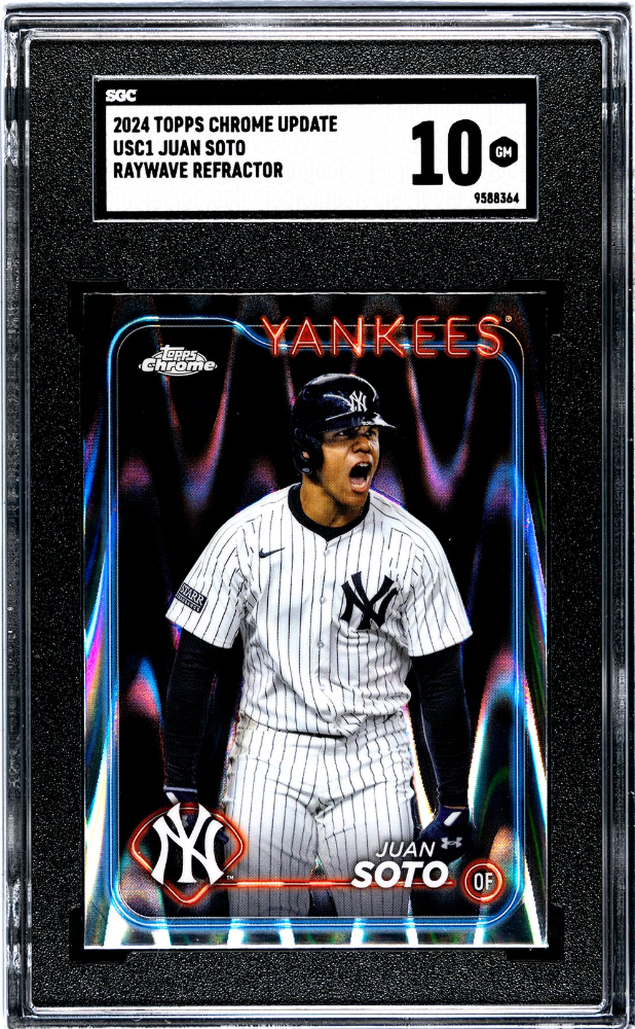2024 Topps Chrome Update RayWave Refractor Juan Soto #USC1 SGC 10