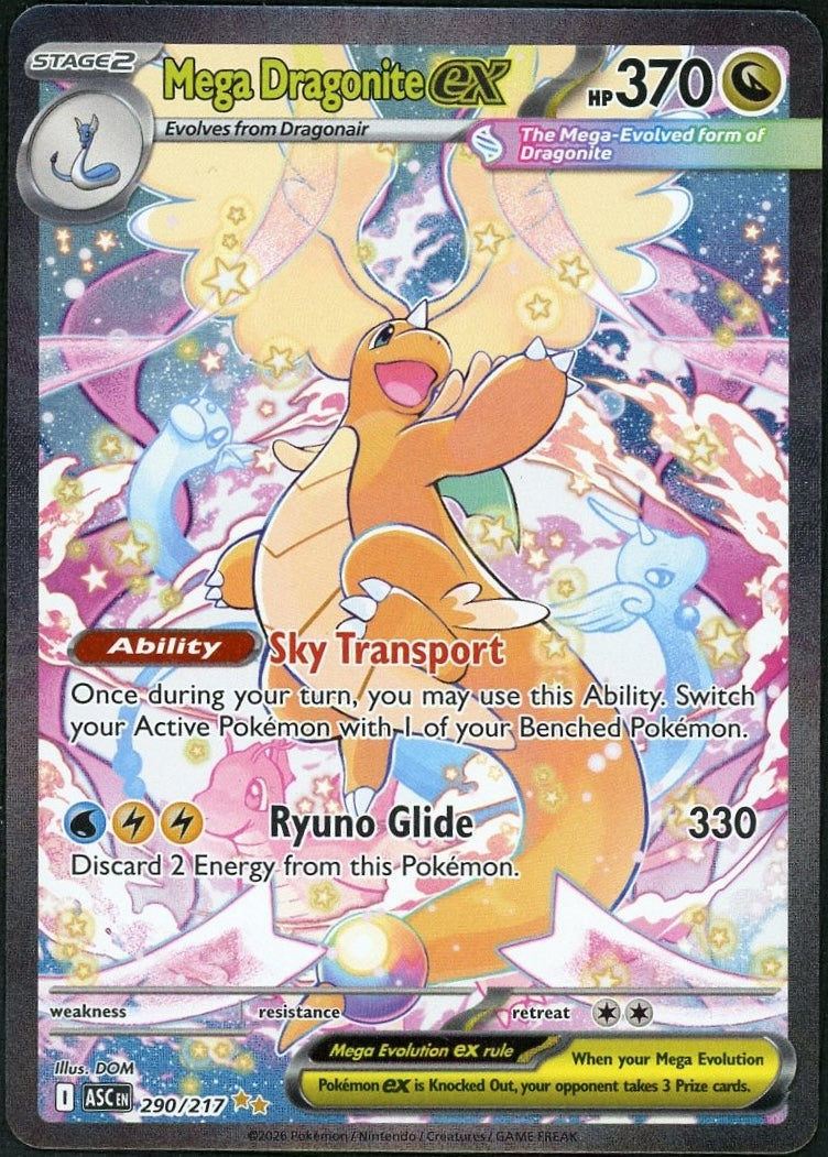 Pokémon Mega Dragonite ex #290/217