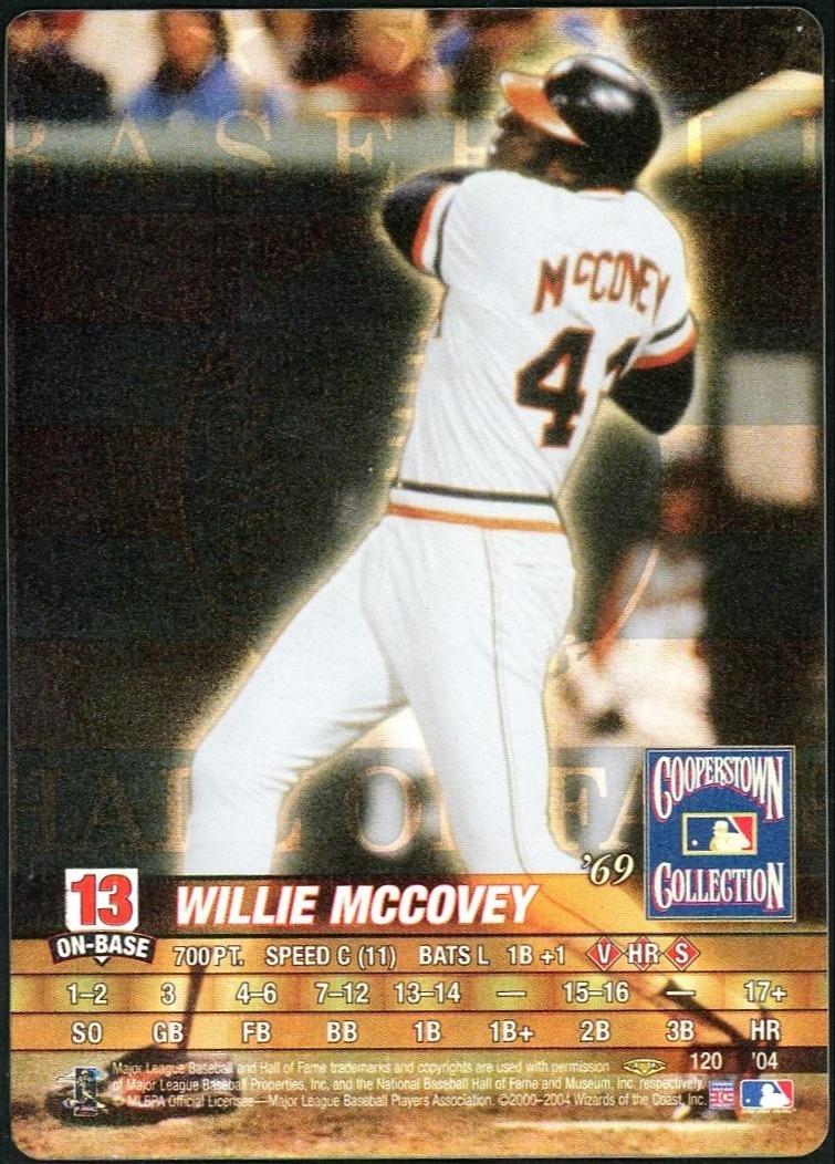2004 MLB Showdown Willie McCovey #120 Cooperstown Collection
