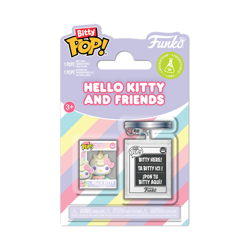 Funko Bitty Pop!: Sanrio - Hello Kitty (Unicorn) & Keychain 2-Pack
