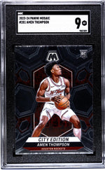 2023-24 Panini Mosaic #281 Amen Thompson SGC 9