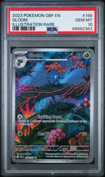 2023 Pokemon Scarlet and Violet Obsidian Flames Illustration Rare Gloom #198 PSA 10