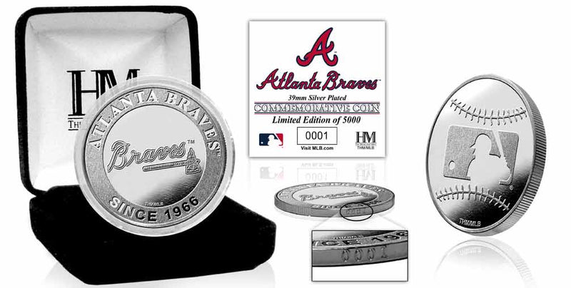 Highland Mint Atlanta Braves Silver Coin - Limited Edition /5,000