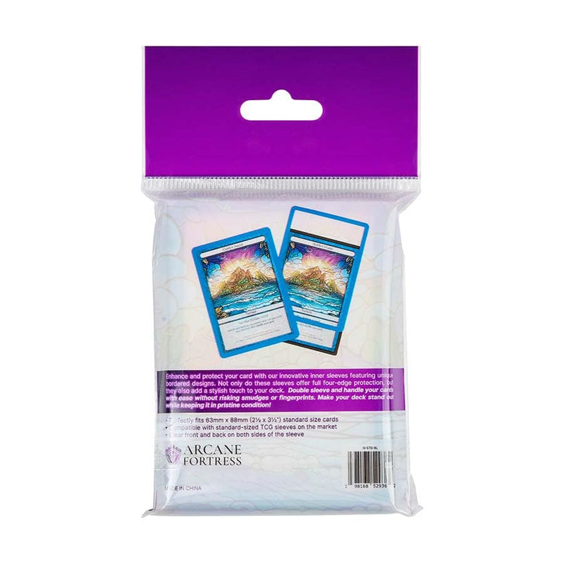 Arcane Fortress Synergy Inner Sleeves (105 Count) - Blue Ocean