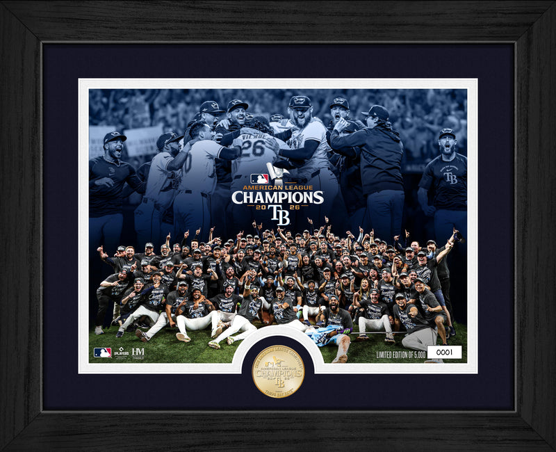 Highland Mint Tampa Bay Rays 2026 AL Champions Bronze Coin Photo Mint - Limited Edition /5,000